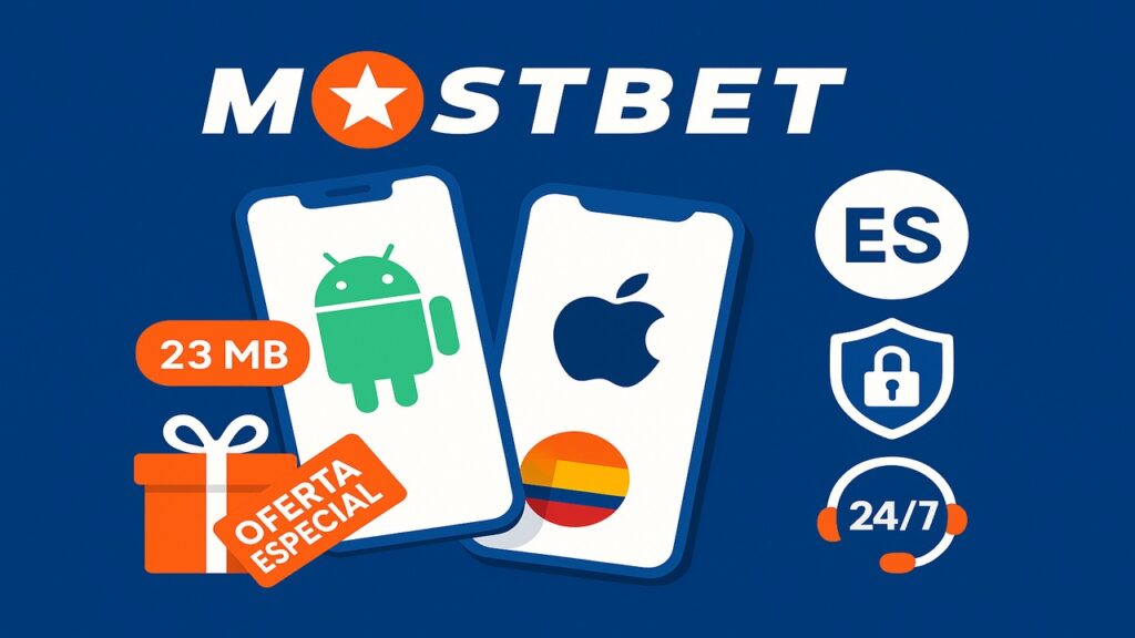 Atributos técnicos APP Mostbet Colombia